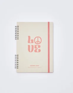 Natura Selection Agendas|Papelería^Agenda Escolar Love 2023 - 2024 142161-RED