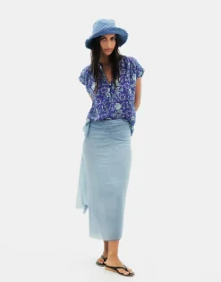Natura Selection Camisas Y Blusas|Camisetas Y Tops^Blusa Adriático 147759-BLUE