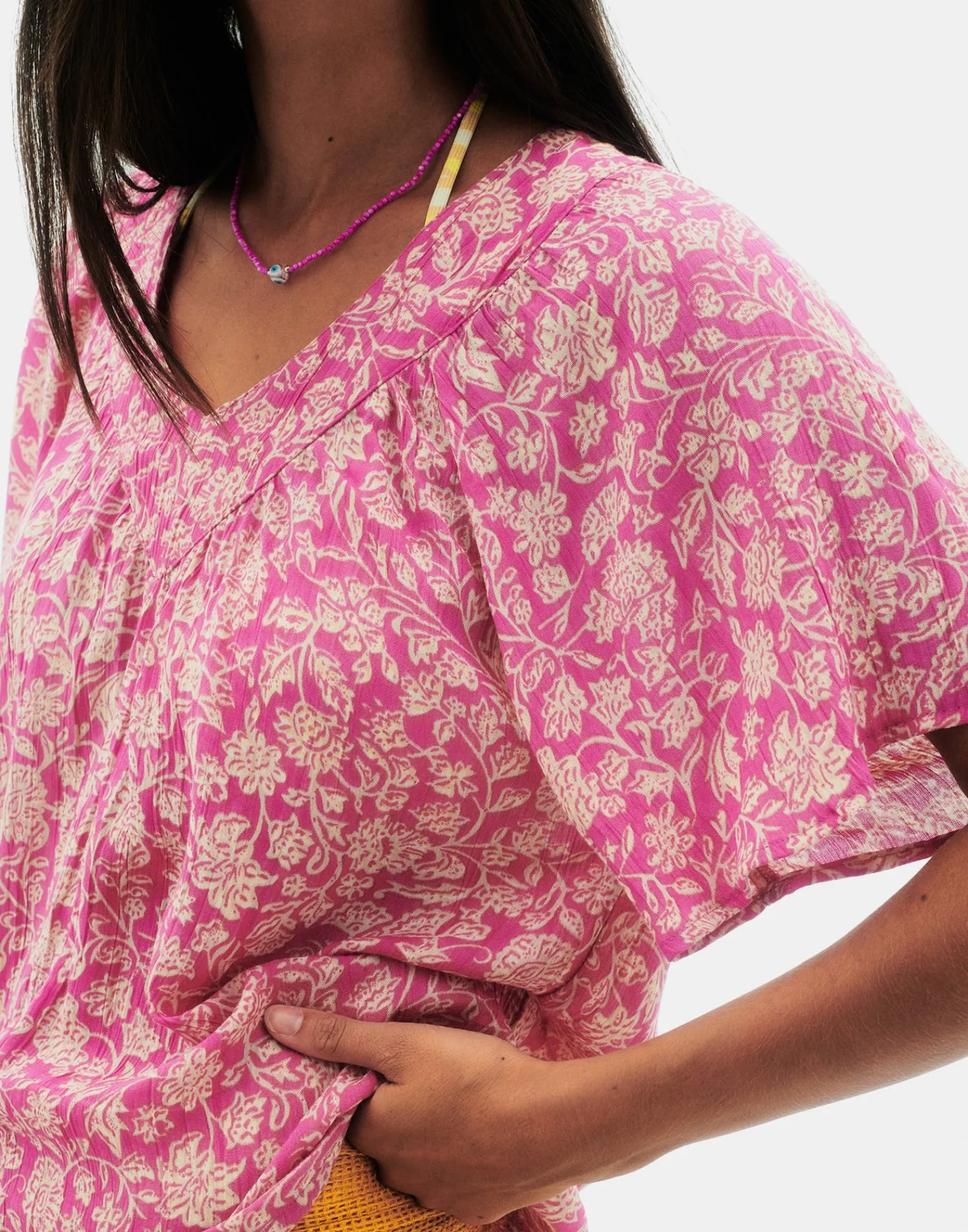 Natura Selection Camisas Y Blusas|Camisetas Y Tops^Blusa Rose 147761-PINK