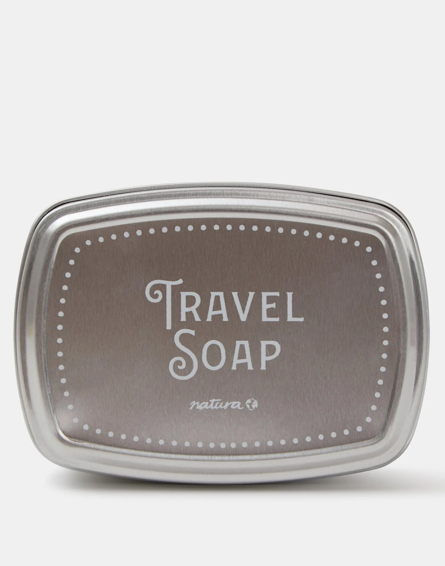 Natura Selection Viaje|Reduce & Reuse^Caja Metálica Para Jabón 148058-SILVER