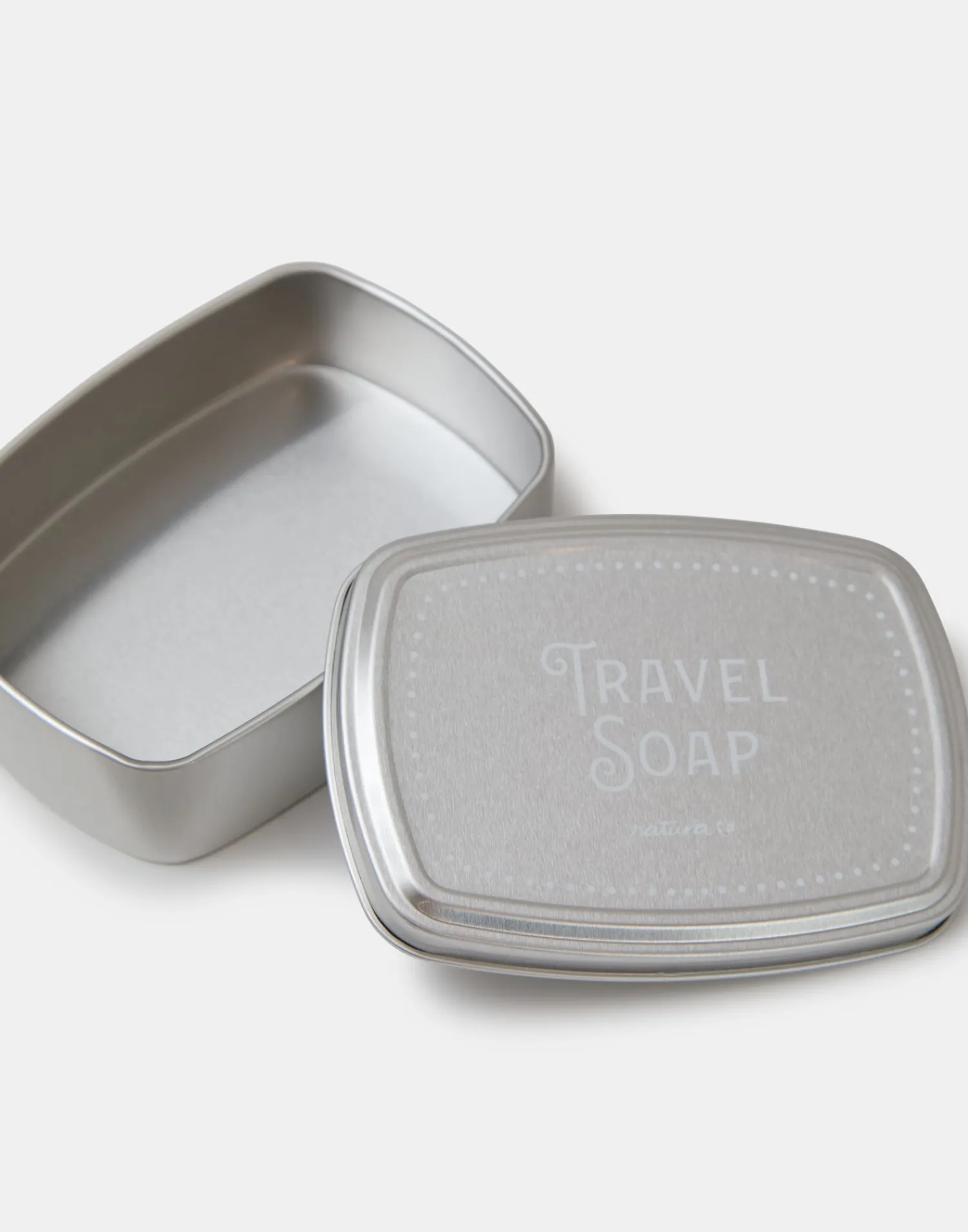 Natura Selection Viaje|Reduce & Reuse^Caja Metálica Para Jabón 148058-SILVER