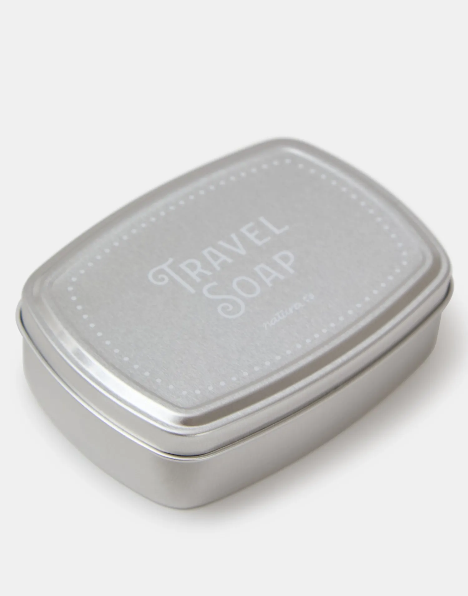 Natura Selection Viaje|Reduce & Reuse^Caja Metálica Para Jabón 148058-SILVER