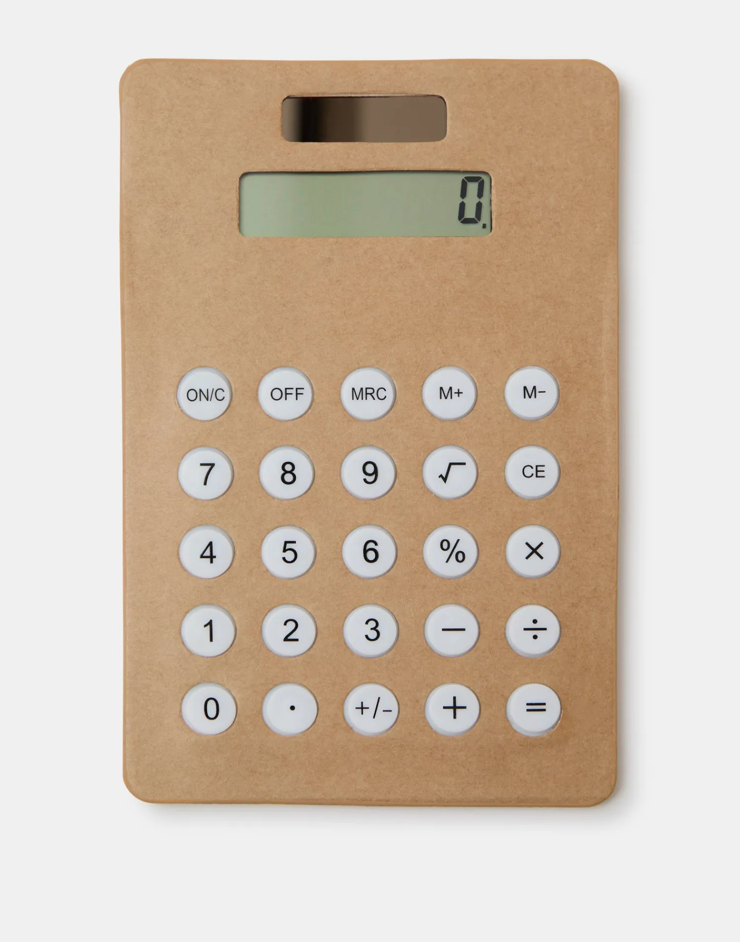 Natura Selection Papelería|Electrónica Y Gadget^Calculadora Kraft Solar 147963-KRAFT
