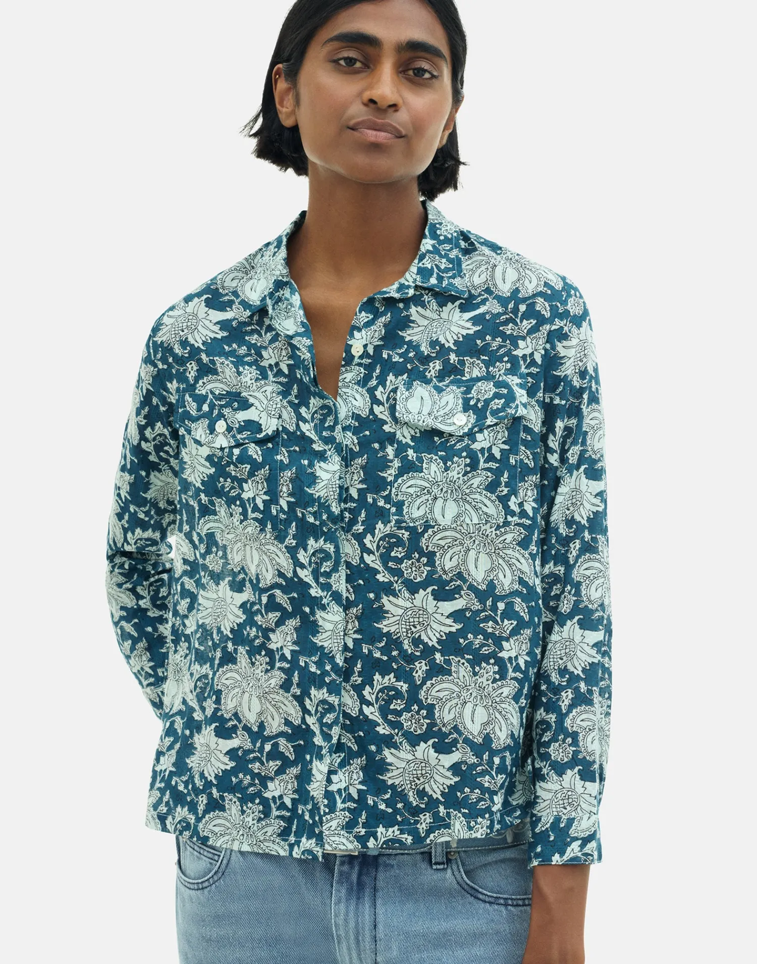 Natura Selection Camisas Y Blusas^Camisa Dobbi Aninik 149941-BLUE