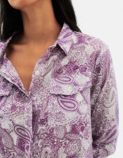 Natura Selection Camisas Y Blusas^Camisa Dobbi Korba 147743-VIOLET