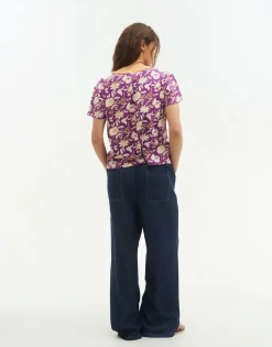 Natura Selection Camisetas Y Tops^Camiseta Print Indio 145957-LILAC