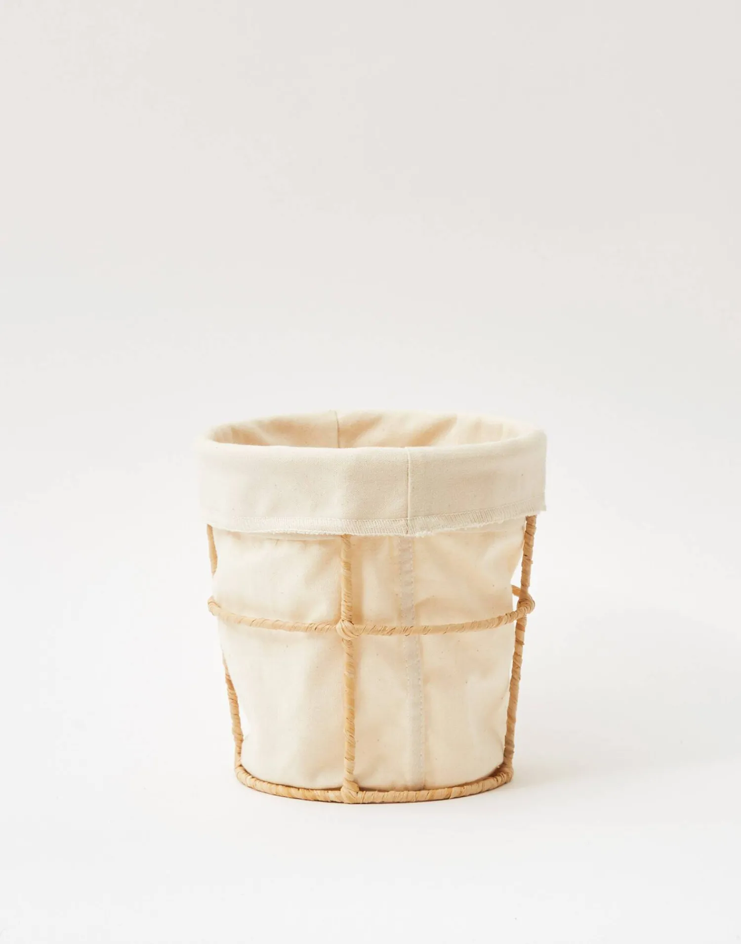 Natura Selection Decoración|Baño^Cesta Redonda D15 Cm 139430-ECRU