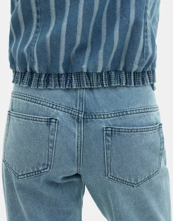Natura Selection Camisetas Y Tops|Chalecos^Chaleco Denim Neve 149737-BLUE