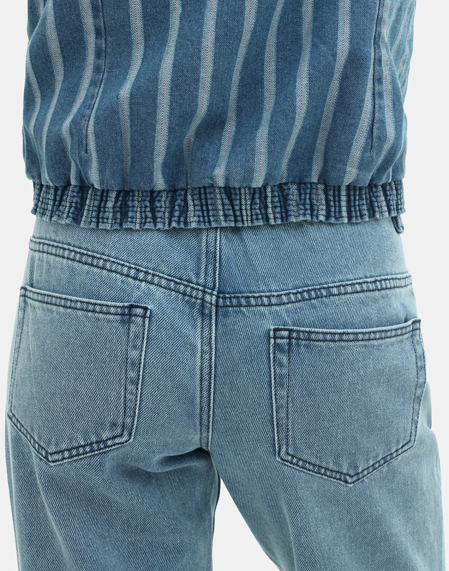 Natura Selection Camisetas Y Tops|Chalecos^Chaleco Denim Neve 149737-BLUE