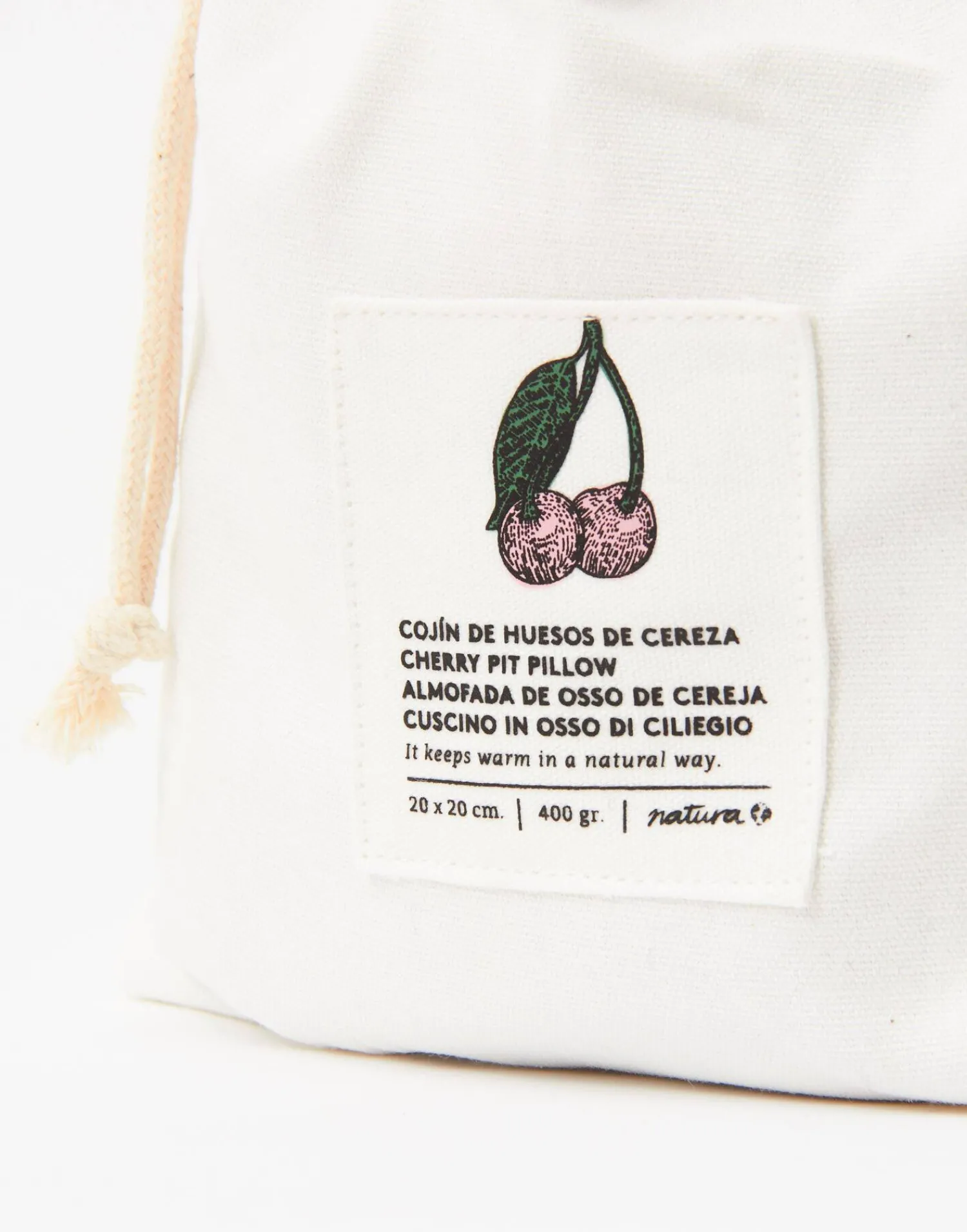 Natura Selection Bodycare & Beauty|Bodycare & Beauty^Cojincito Cerezas 109424-GREY