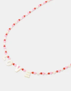 Natura Selection Bisutería^Collar Beads Love 150182-PINK