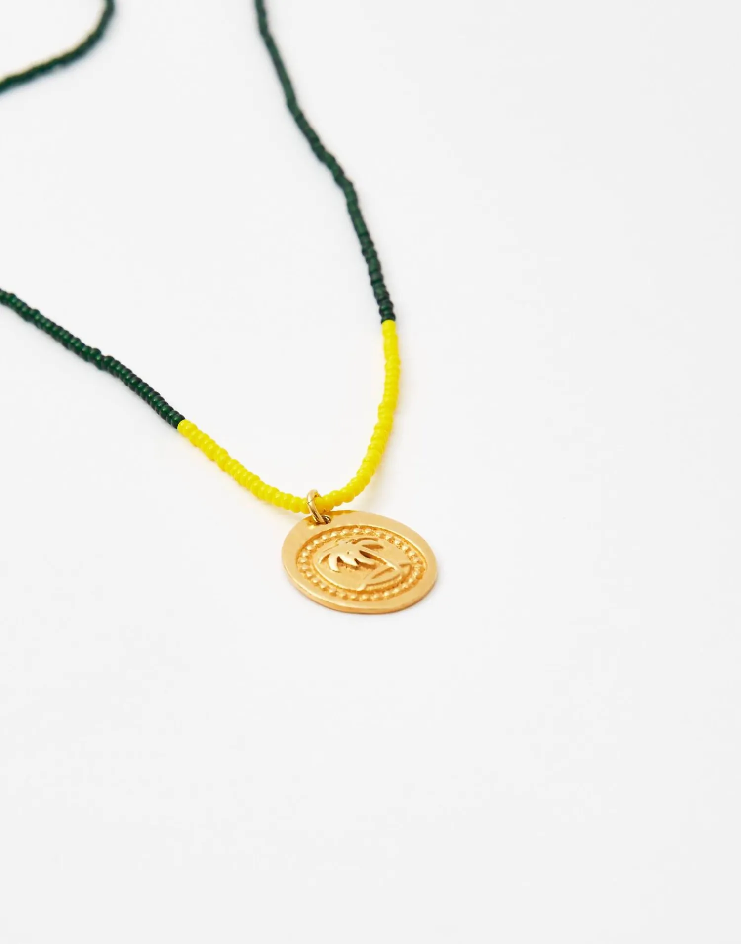 Natura Selection Bisutería^Collar Colgante Palmeras 139906-GOLD