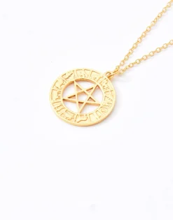 Natura Selection Bisutería^Collar Zodíaco Estrella Baño De Oro