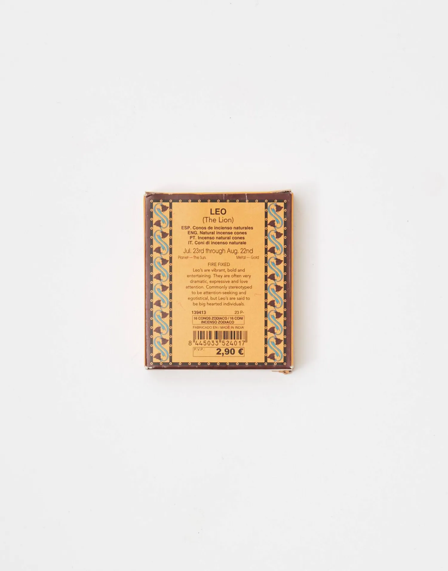 Natura Selection Aromas Y Difusores|Inciensos^Conos Zodiaco
