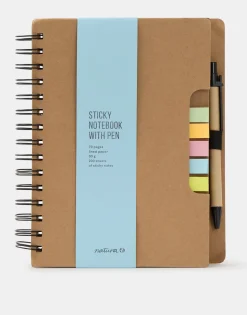 Natura Selection Papelería^Cuaderno Con Notas Adhesivas 147961-KRAFT