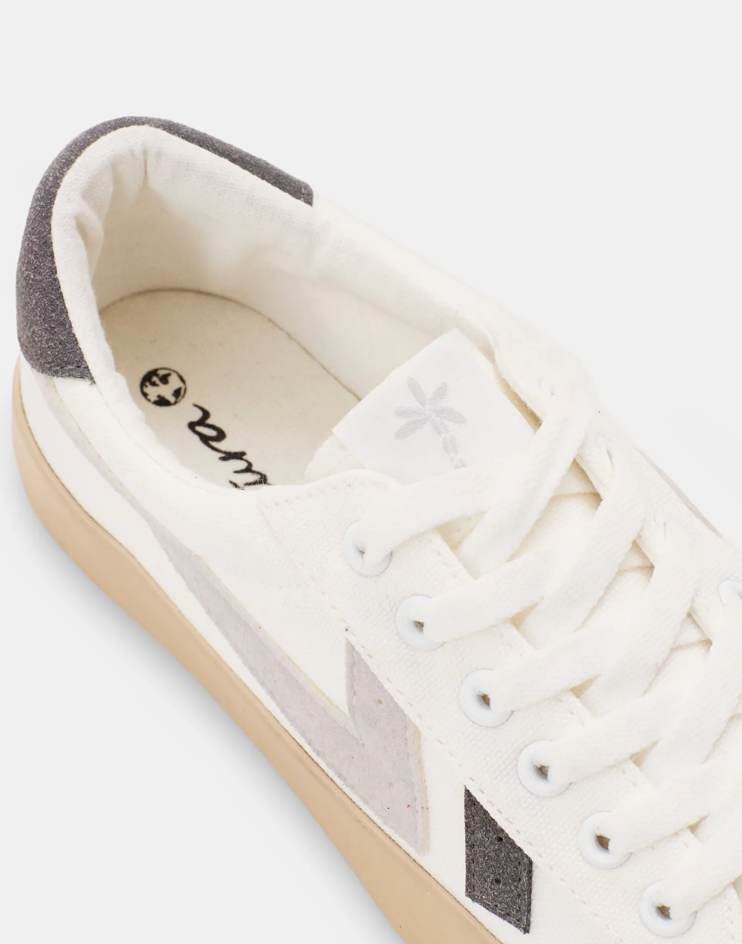 Natura Selection Calzado^Deportiva Blanca Franjas 147835-GREY