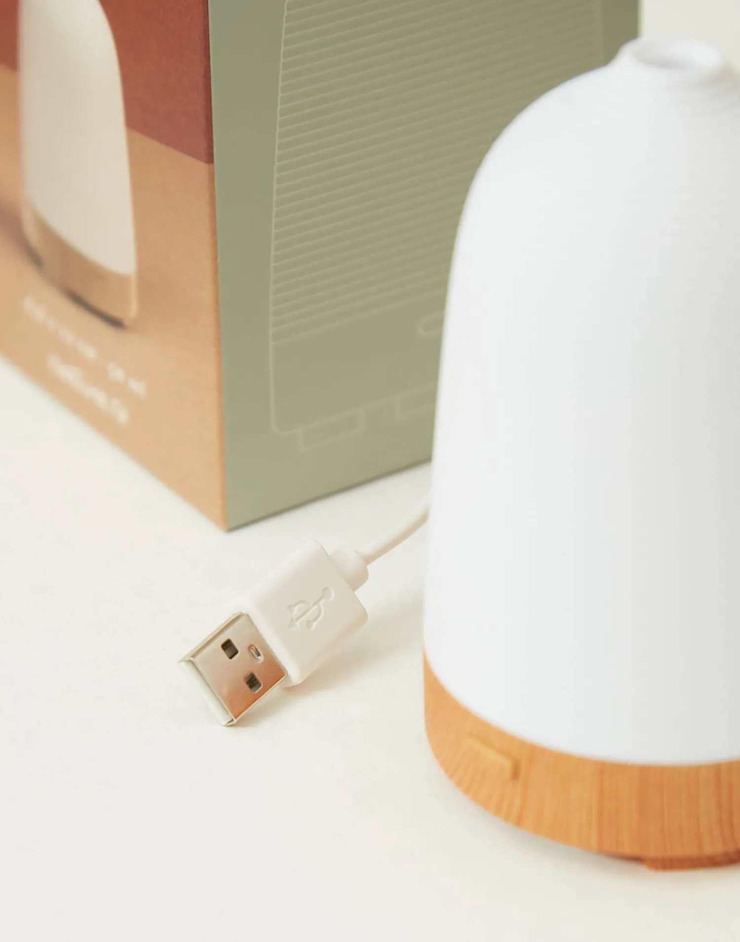 Natura Selection Aromas Y Difusores|Difusores^Difusor Aroma Base Color Madera Usb 124131-WOODEN