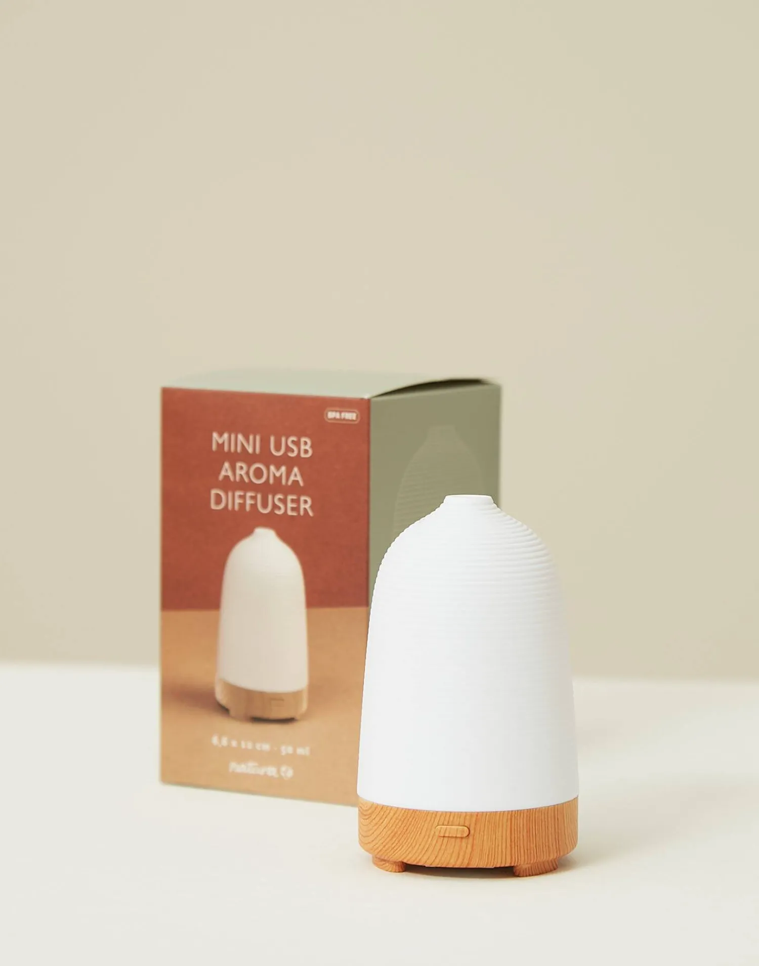 Natura Selection Aromas Y Difusores|Difusores^Difusor Aroma Base Color Madera Usb 124131-WOODEN