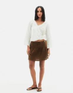 Natura Selection Faldas^Falda Arabia 147734-BROWN