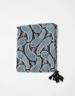 Natura Selection Fulares Y Pañuelos^Fular Paisley 143942-NAVYBLUE