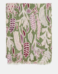 Natura Selection Fulares Y Pañuelos^Fular Print Ramas 150514-GREEN