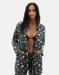 Natura Selection Kimonos^Kimono Softy 149155-NAVYBLUE