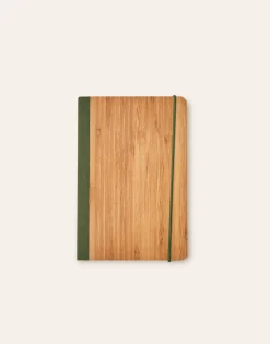 Natura Selection Papelería^Libreta A5 Tapa Bambú 146004-GREEN