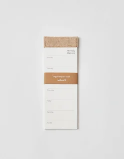Natura Selection Papelería^Libreta Vertical Weekly Planner 142218-BEIG