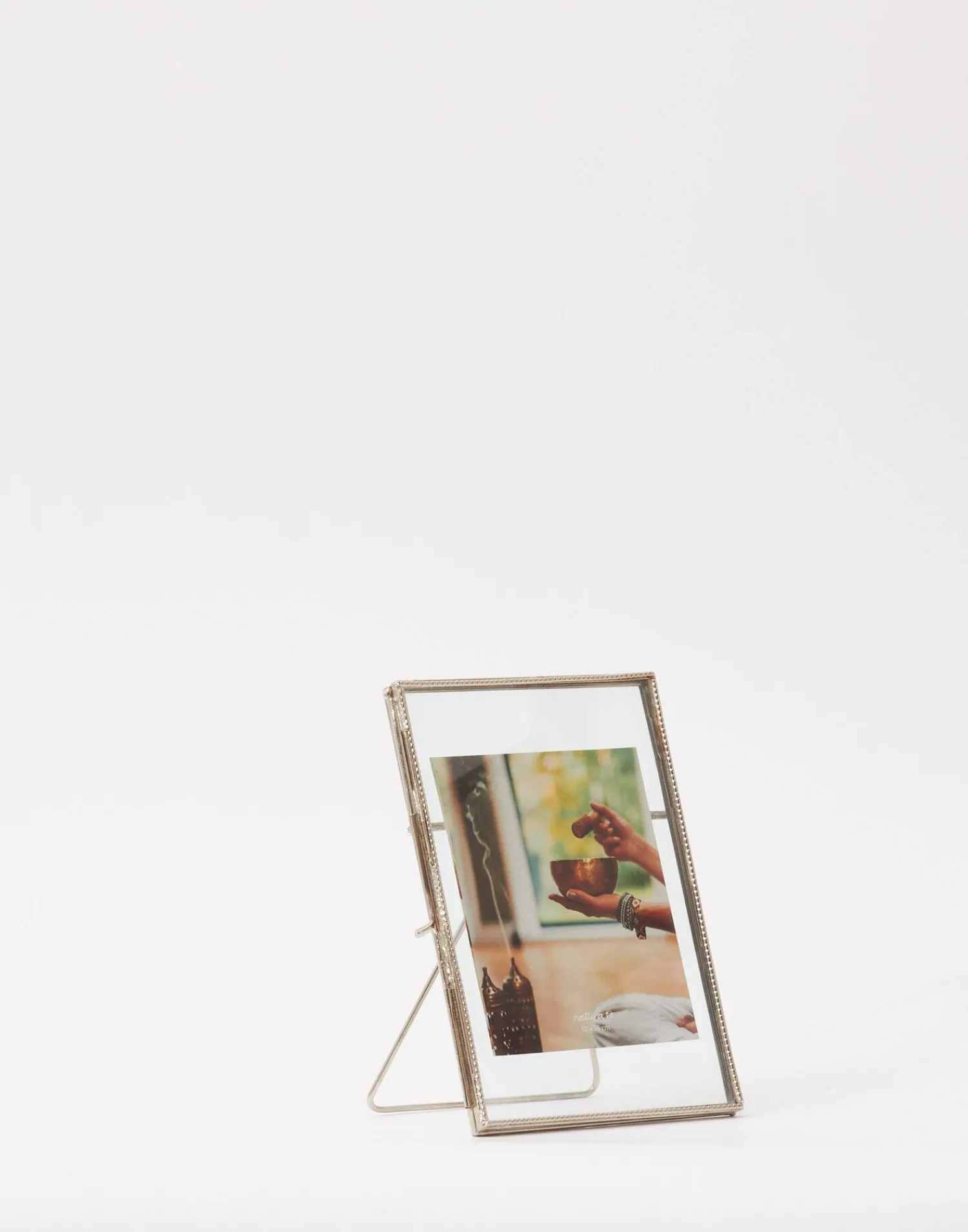 Natura Selection Decoración^Marco Níquel Bolitas 138403-NIKEL