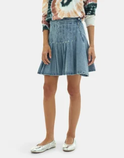 Natura Selection Faldas^Minifalda Denim Isfrid 149777-BLUE