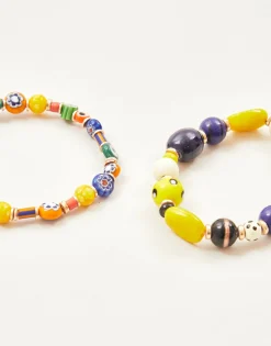 Natura Selection Bisutería^Pack 2 Pulseras Cerámica 146223-MULTICOLOR