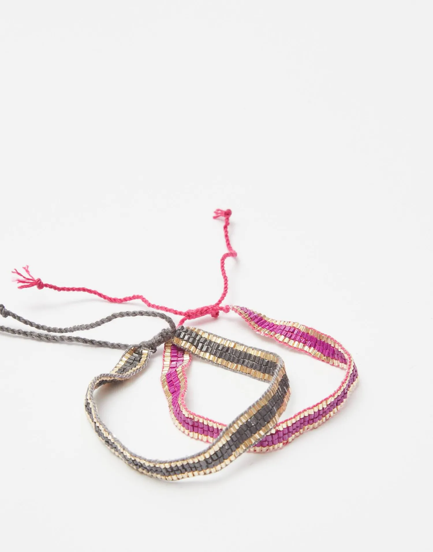 Natura Selection Bisutería^Pack 2 Pulseras Ribete Dorado