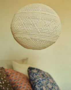 Natura Selection Iluminación|Decoración^Pantalla Lámpara Macramé 35,5 Cm 135480-BEIGE