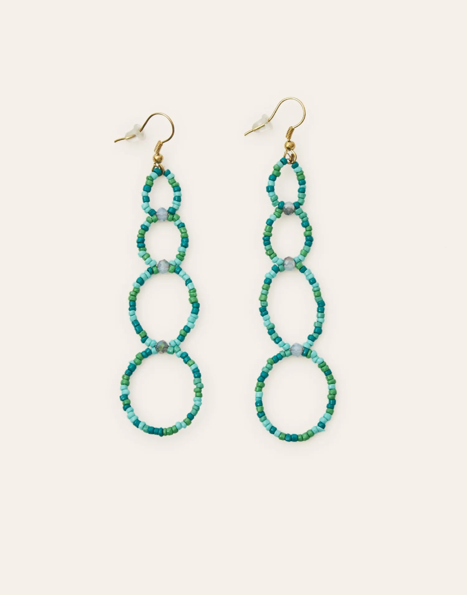 Natura Selection Bisutería^Pendientes Aros Beads
