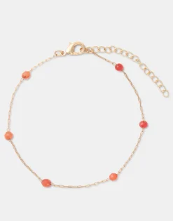 Natura Selection Bisutería^Pulsera Dorada Piedra Color