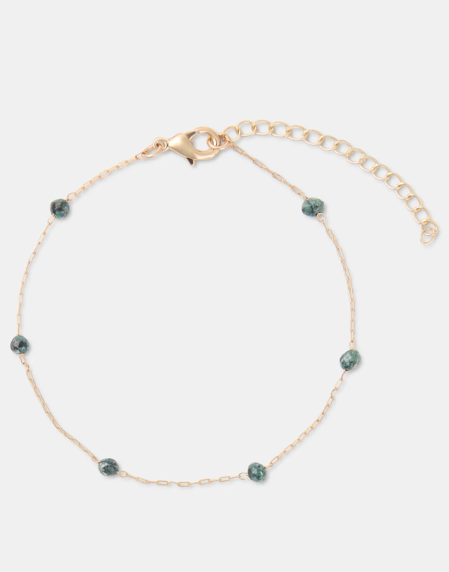 Natura Selection Bisutería^Pulsera Dorada Piedra Color