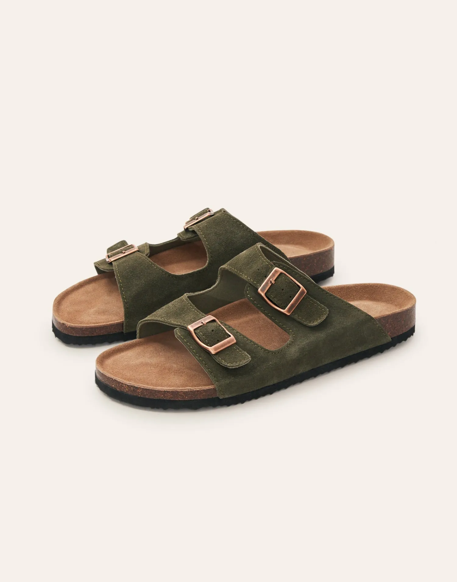 Natura Selection Calzado^Sandalia Doble Hebilla Ergonómica Piel