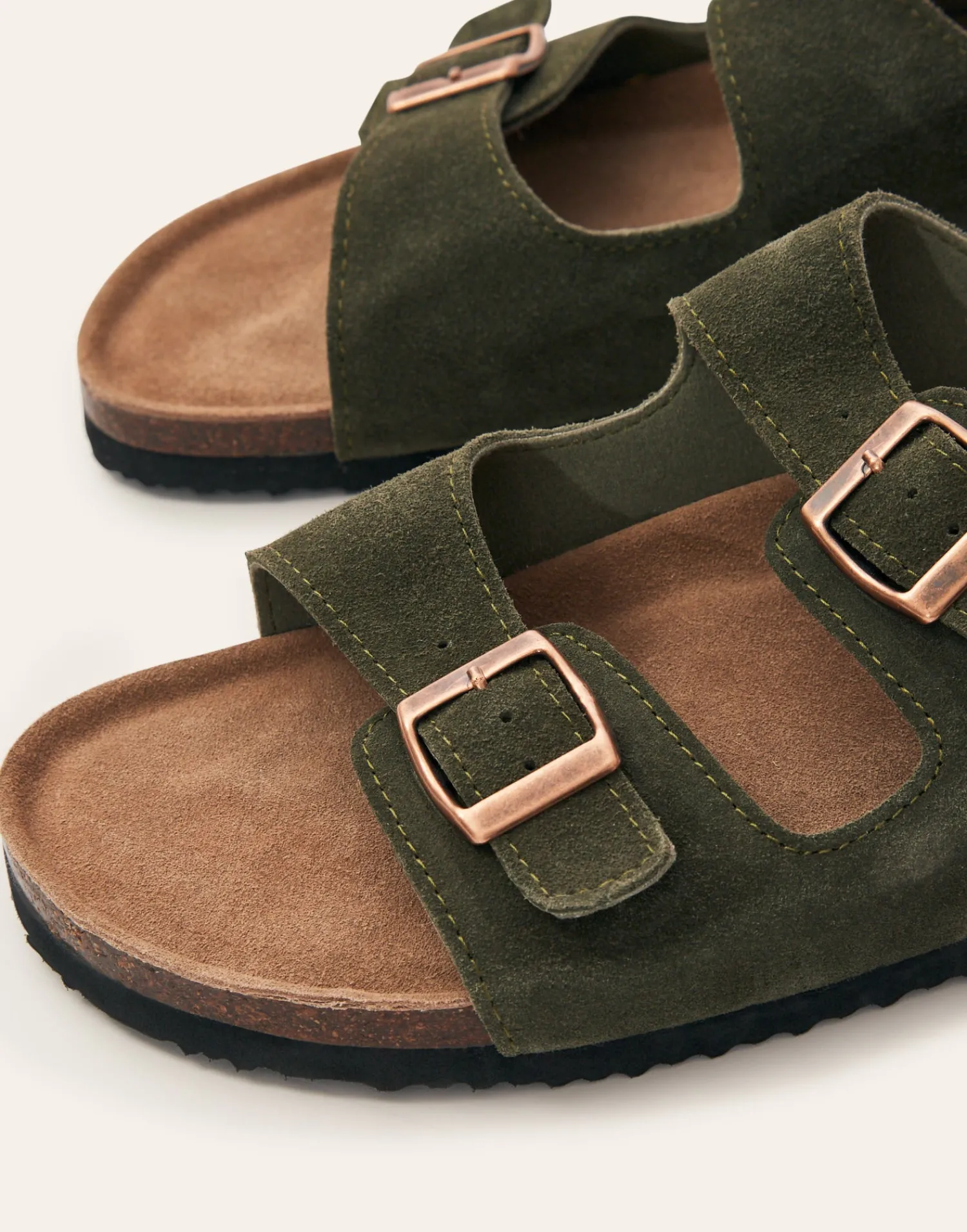 Natura Selection Calzado^Sandalia Doble Hebilla Ergonómica Piel