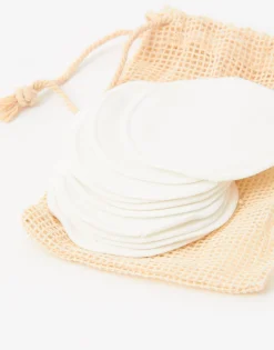 Natura Selection Bodycare & Beauty|Bodycare & Beauty^Set 10 Discos Limpieza Facial Reutilizables 124158-WHITE