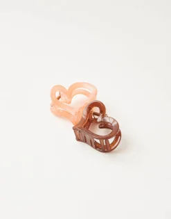 Natura Selection Otros Accesorios^Set 2 Pinzas Pelo Corazón