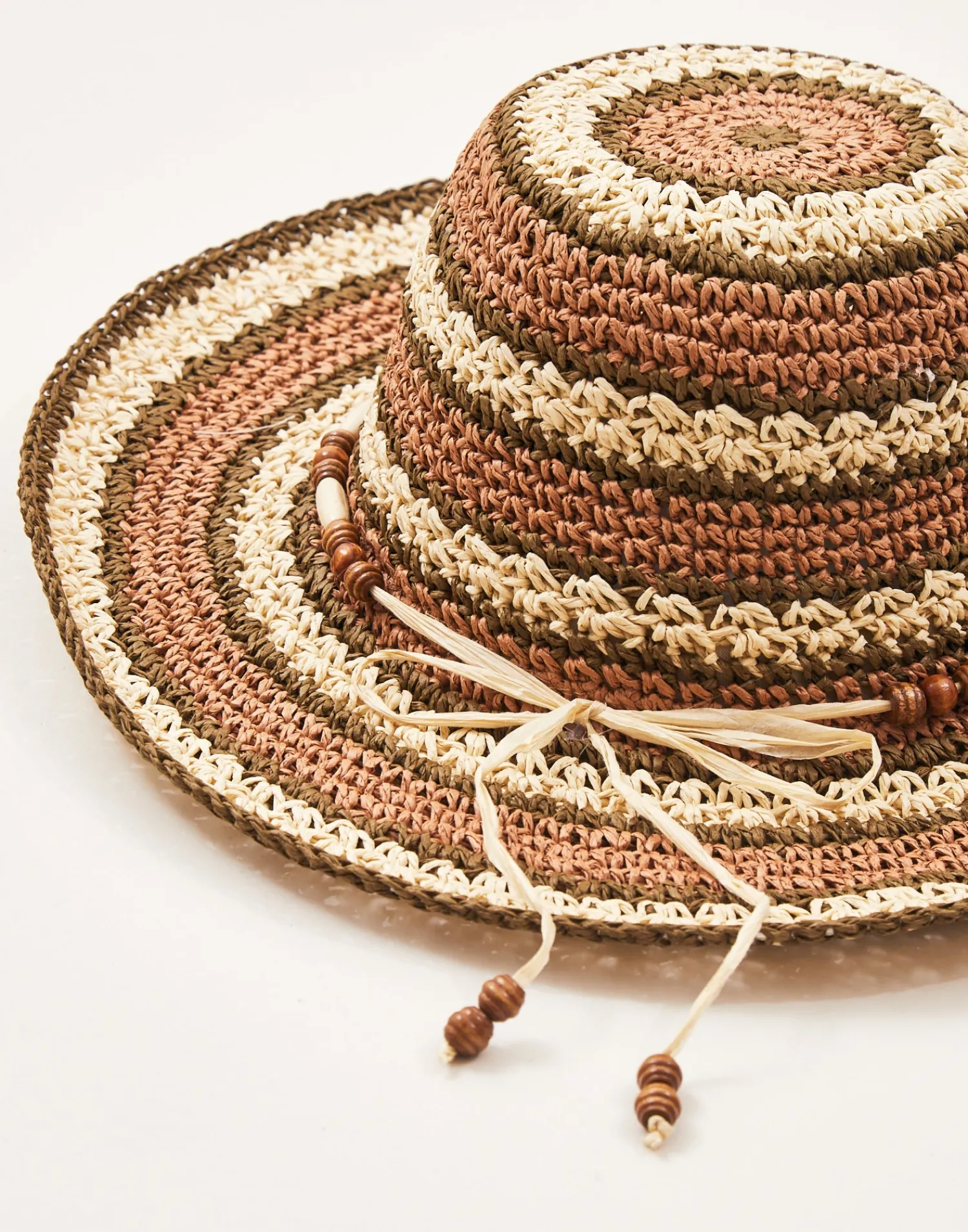 Natura Selection Sombreros Y Gorras^Sombrero Papel Círculos 145565-BROWN