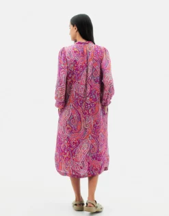 Natura Selection Vestidos^Vestido Paisley 147773-FUCHSIA
