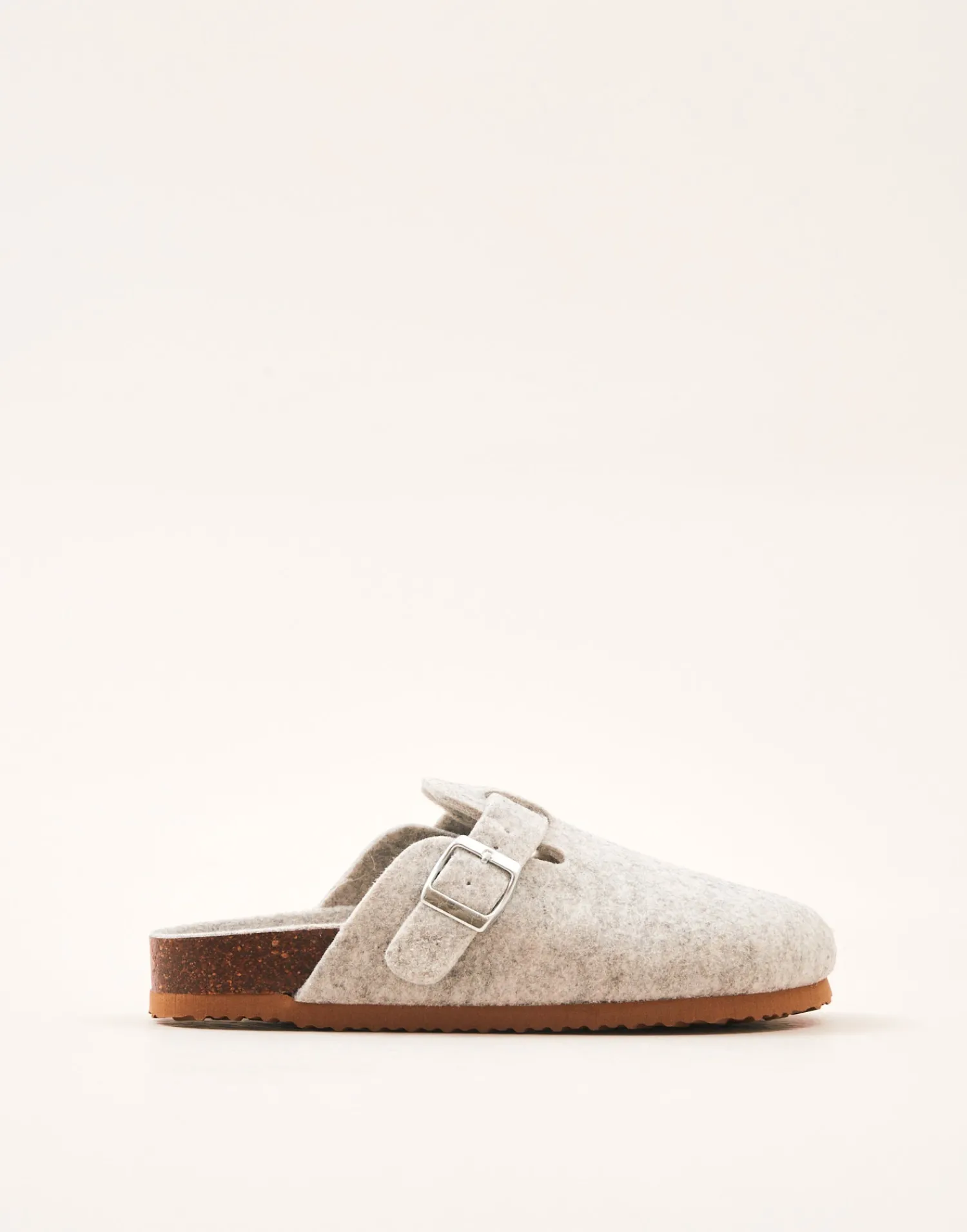 Natura Selection Zapatillas^Zueco Ergonómico Fieltro 147549-GREY