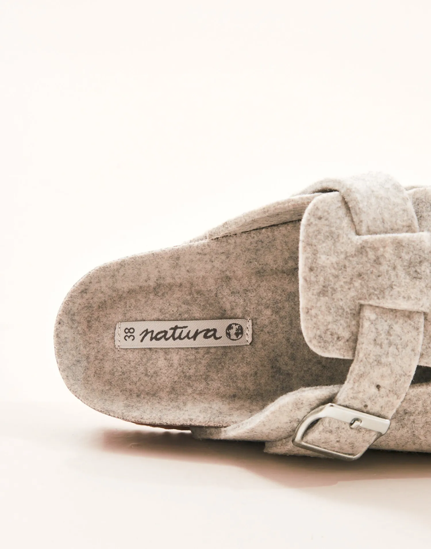 Natura Selection Zapatillas^Zueco Ergonómico Fieltro 147549-GREY